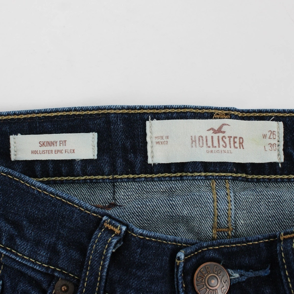 Hollister Women's 26x30 Dark Wash Skinny Fit Denim Jeans