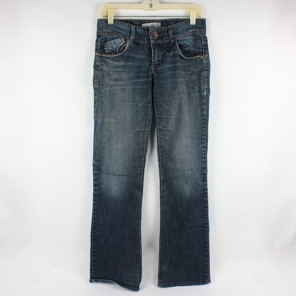 Jolt Juniors 5 Wash Bootcut Embellished Seams Denim Jeans