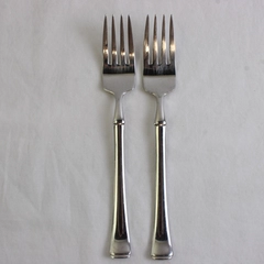 Lot of 2 Retroneu RTR22 Pattern 18/10 Stainless Dinner Forks 7.5 Inches Rare