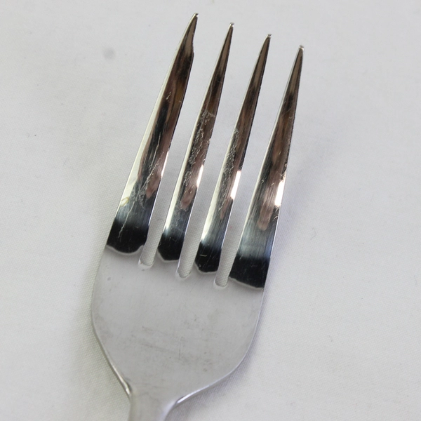 Lot Of 3 Retroneu Nocturne Pattern 18/10 Stainless 2 Teaspoons 1 Salad Fork Rare