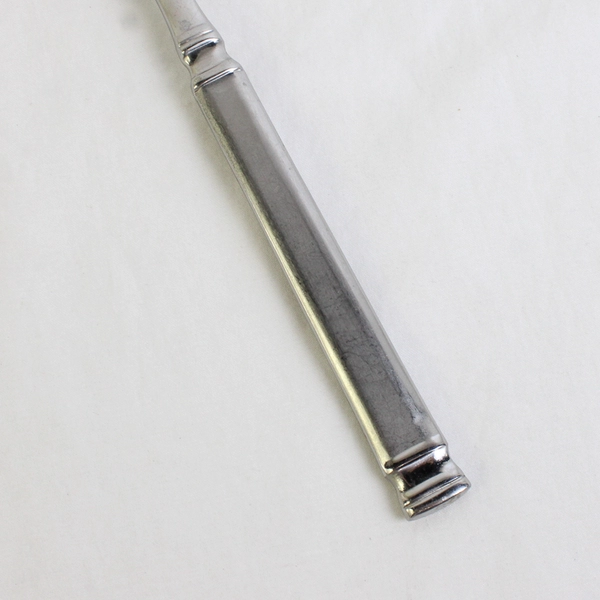 A Retroneu Rochelle Frost Pattern Stainless Cold Meat Serving Fork 9 Inches