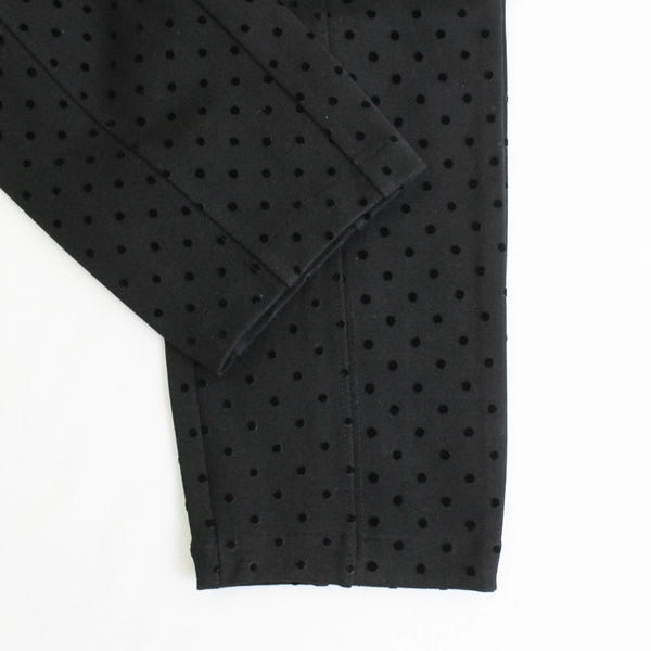 NWT Old Navy Stevie Ankle Pants Black Polka Dot Pattern Women's Large