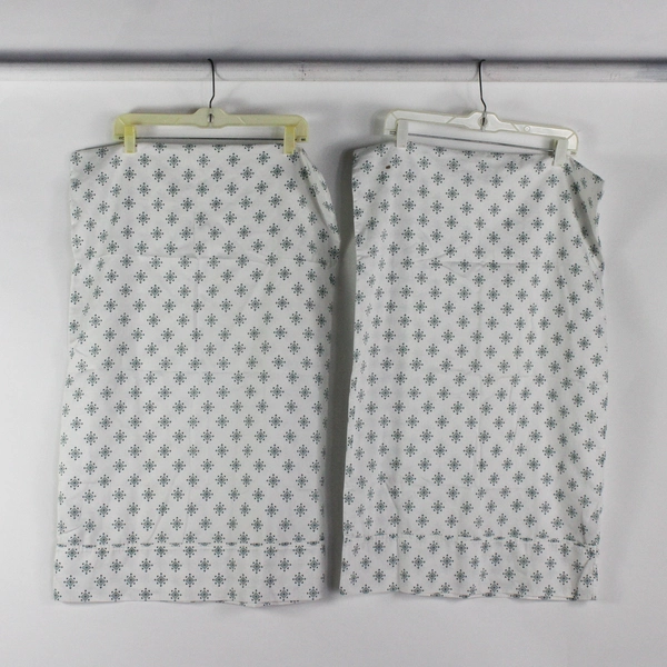 Lot Of 2 Matching Wholistic Standard/Queen Pillowcases 100% Cotton 400 Count