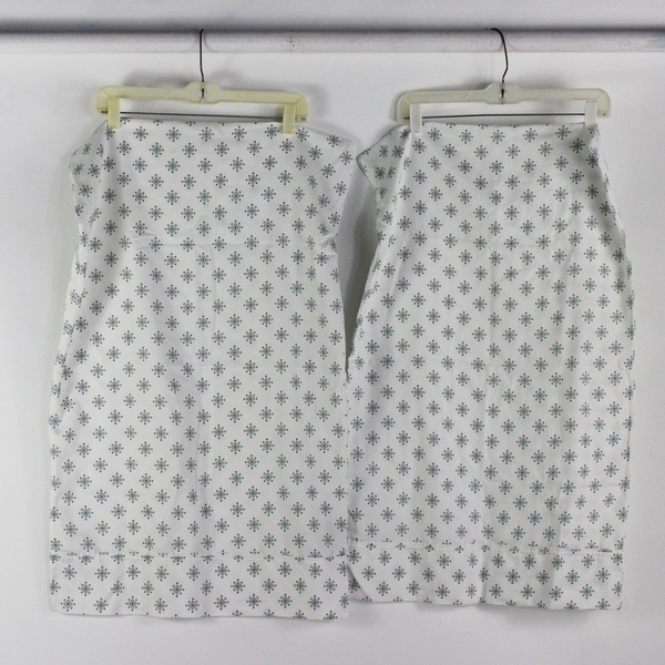 Lot Of 2 Matching Wholistic Standard/Queen Pillowcases 100% Cotton 400 Count