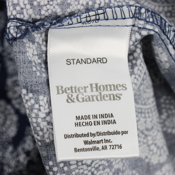 Lot Of 2 Matching Better Home & Gardens Standard Pillowcases 100% Cotton