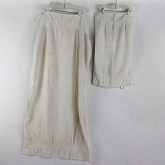 Lot Of 2 White Sonoma Towels Bath & Hand Towel 100% Cotton