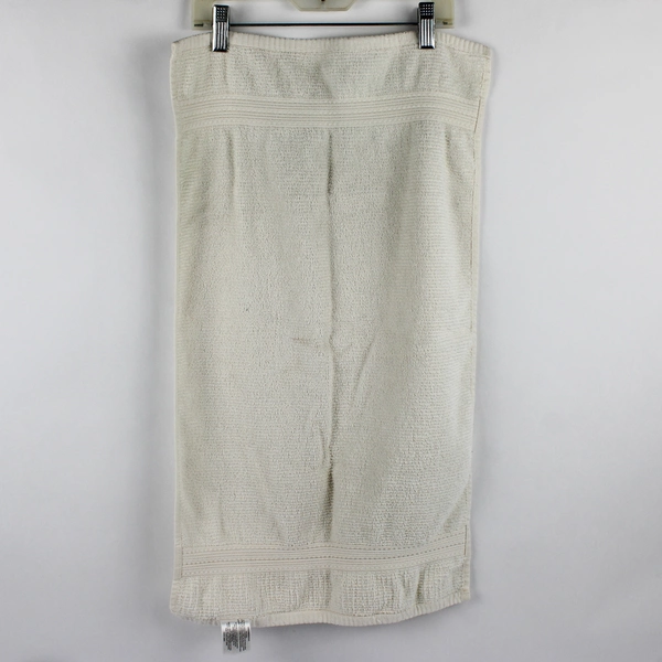 Lot Of 2 White Sonoma Towels Bath & Hand Towel 100% Cotton