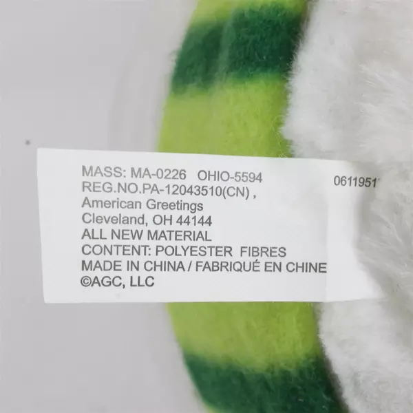 Lot of 2 Rolly Polar Bear Plush 7.5" American Greetings Christmas Stuffed Toy