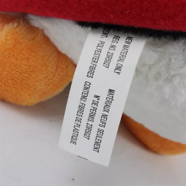 Pete The Penguin Plush 9" with Christmas Scarf American Greetings Carlton Cards