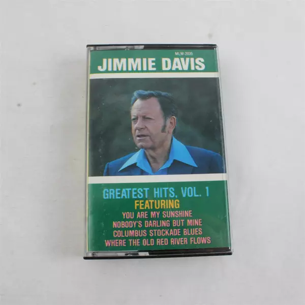 Jimmie Davis Greatest Hits Vol. 1 Classic Country Gospel Music Cassette Tape