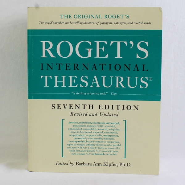 Roget's International Thesaurus 7th Edition 2010 Paperback Revised Updated Good