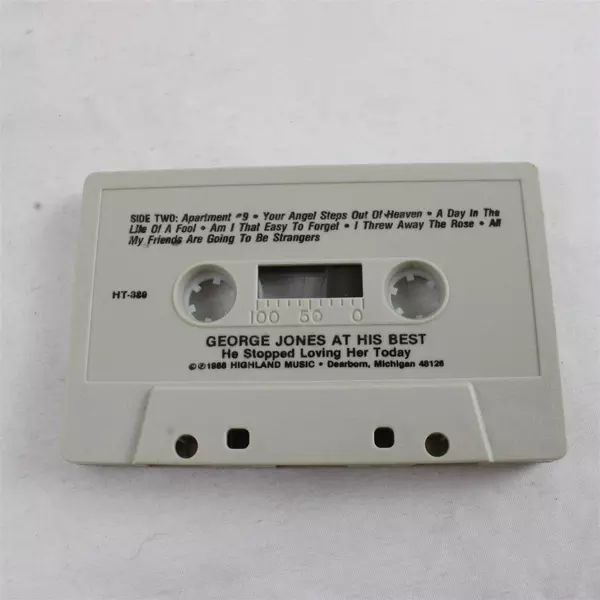 George Jones At His Best He Stopped Loving Her Today 1988 Cassette Tape