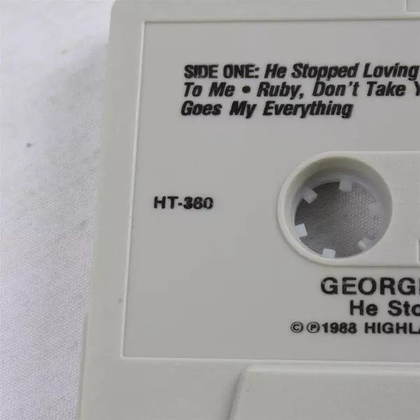 George Jones At His Best He Stopped Loving Her Today 1988 Cassette Tape