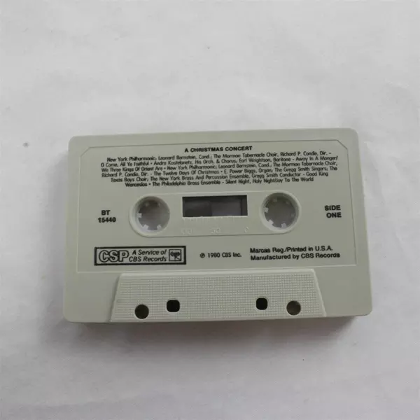 A Christmas Concert Cassette Philadelphia Orchestra & Royal Philharmonic Tape