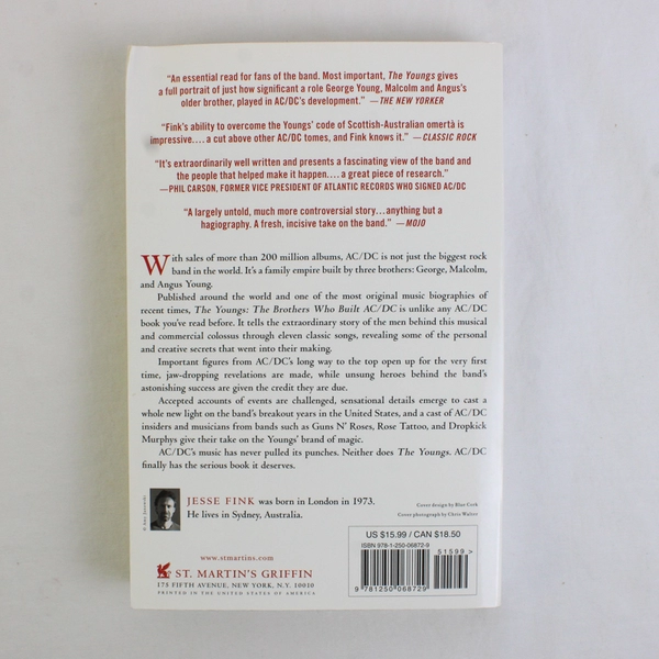 The Youngs: the Brothers Who Built AC/DC by Jesse Fink 2015 Updated Paperback