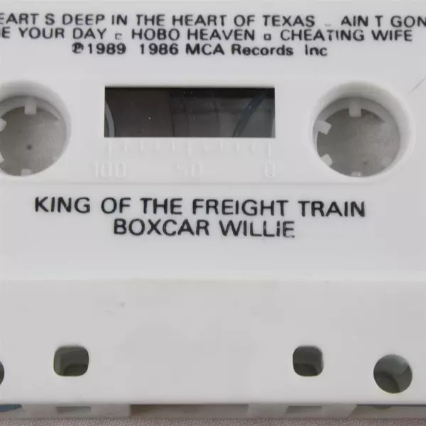 Boxcar Willie King of the Freight Train Cassette Tape No Case