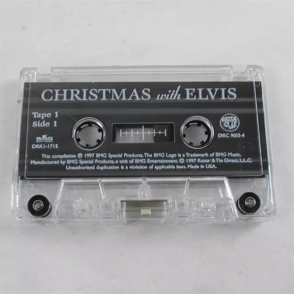 Elvis Presley Christmas With Elvis 1997 Cassette Tape 1 BMG Vintage 