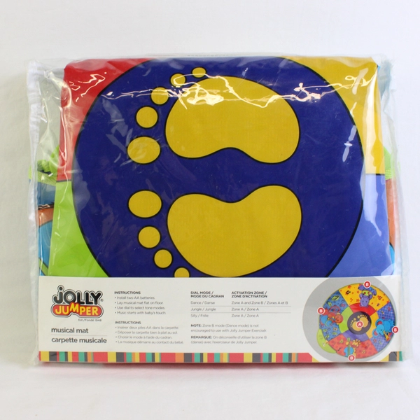 Jolly Jumper Musical Mat in Bag, with Three Fun Music Modes Upon Touch