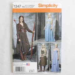 Simplicity Andrea Schewe 1347 Elven Princess Costumes Women's H5 (6,8,10,12,14)
