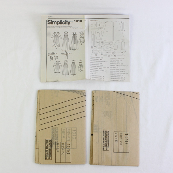 Simplicity Andrea Schewe 1010 Elven Princess Costumes Womens R5 (14,16,18,20,22)