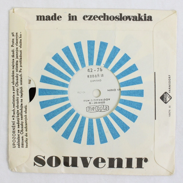 Kodon II Dansko Copenhagen Denmark Czechoslovakia 1960's Meopta View Stereo Reel