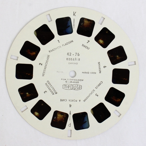 Kodon II Dansko Copenhagen Denmark Czechoslovakia 1960's Meopta View Stereo Reel