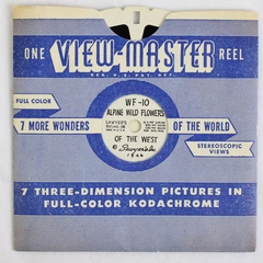 Vintage 1946 Sawyer's View Master WF10 Alpine Wild Flowers Western USA