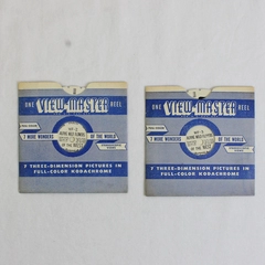 Lot Of 2 1946 Sawyer's View Master WF2 WF3 Alpine Wild Flowers Western USA Reels