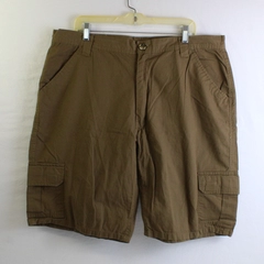Key Men's 40 Brown Workwear Carpenter Shorts with Cargo Pockets