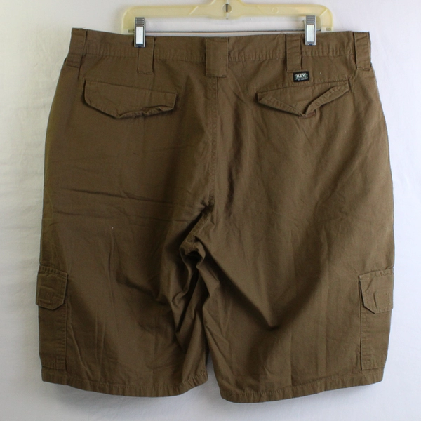 Key Men's 40 Brown Workwear Carpenter Shorts with Cargo Pockets
