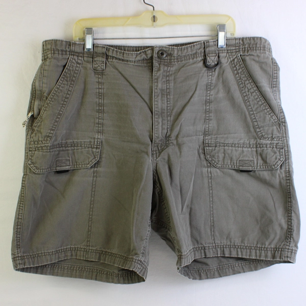 Wrangler Shorts Size 40 Gray Carpenter Summer Outdoors Work Wear Pockets