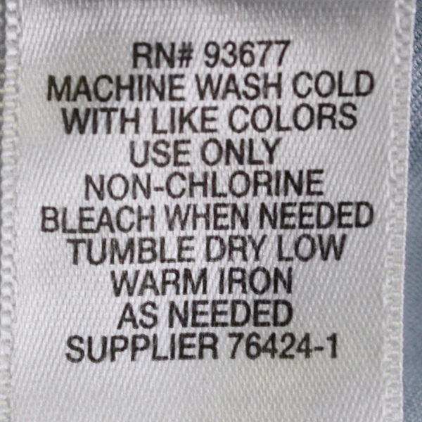 Liz Claiborne Women's L Light Blue Denim Long Sleeve Pullover Shirt