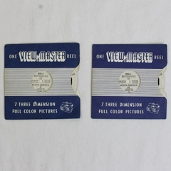 Lot of 2 Sawyer's View Master 890B 890C Butterflies of North America I III Reels