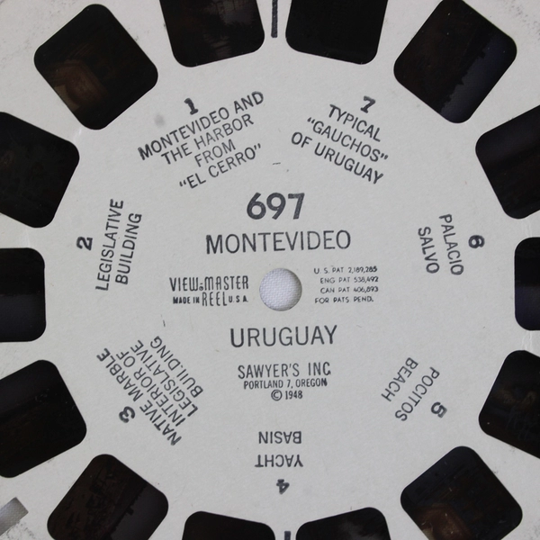 Montevideo Uruguay 1948 View-Master Reel 697
