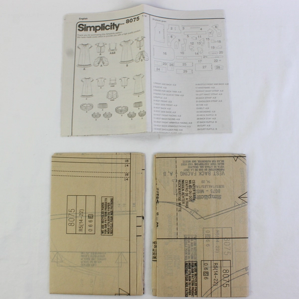 Simplicity Arkivestry 8075 Steam Punk Dress Costumes Women's Sz R5 (14-22) 2016