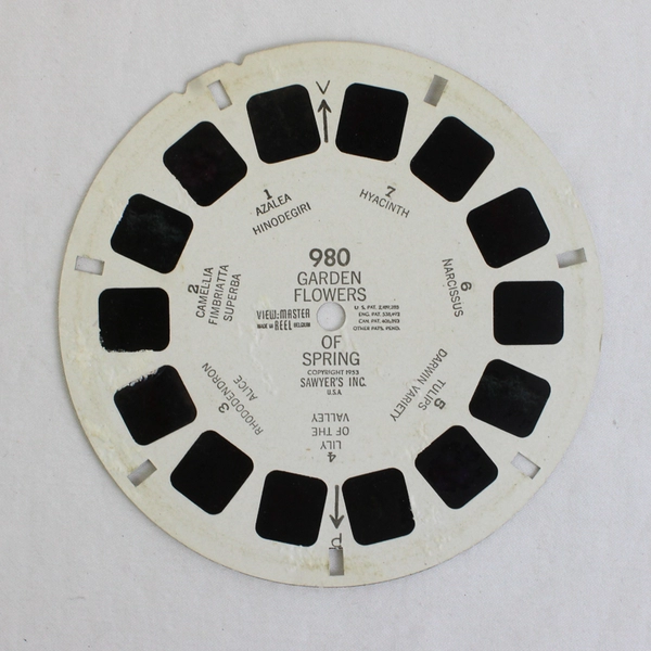 Lot Of 2 Garden Flowers Spring Autumn Sawyer's View-Master Reels 980 982