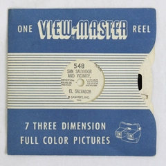 Vintage San Salvador and Vicinity El Salvador 1946 View-Master Reel 548