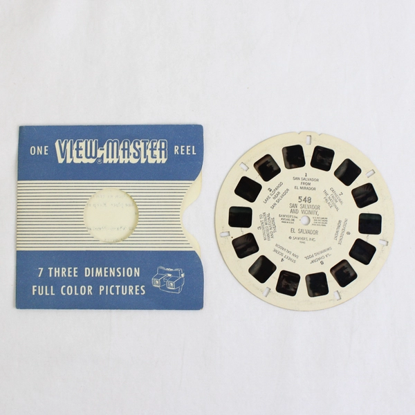 Vintage San Salvador and Vicinity El Salvador 1946 View-Master Reel 548