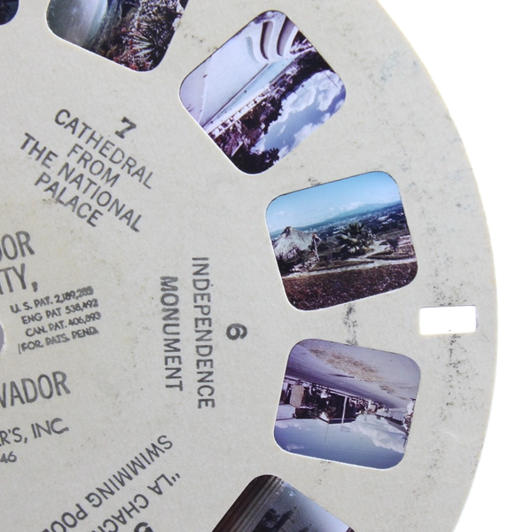 Vintage San Salvador and Vicinity El Salvador 1946 View-Master Reel 548