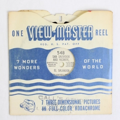 Vintage San Salvador and Vicinity El Salvador 1946 View-Master Reel 548