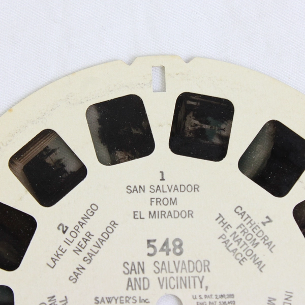Vintage San Salvador and Vicinity El Salvador 1946 View-Master Reel 548