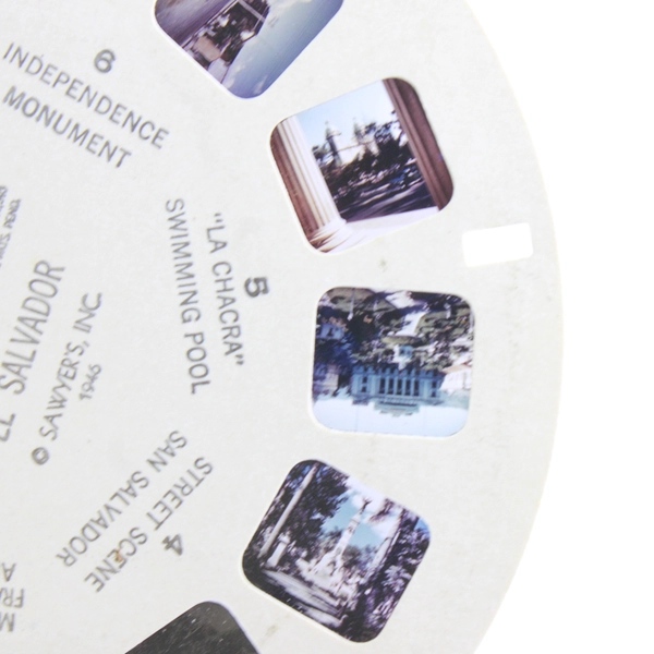 Vintage San Salvador and Vicinity El Salvador 1946 View-Master Reel 548