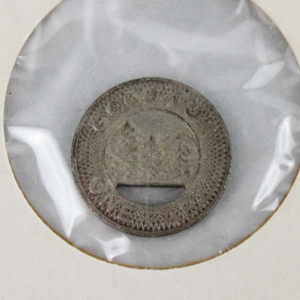 Seattle Transit Token One Fare 1930s 1940s