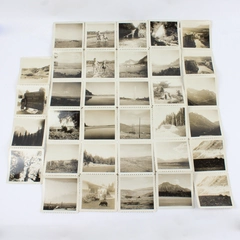 Lot Of 34 Vintage 1950s Family Travel Photo Canada Rockies Washington Oregon PNW