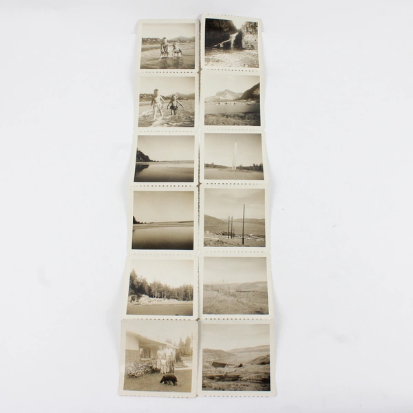 Lot Of 34 Vintage 1950s Family Travel Photo Canada Rockies Washington Oregon PNW