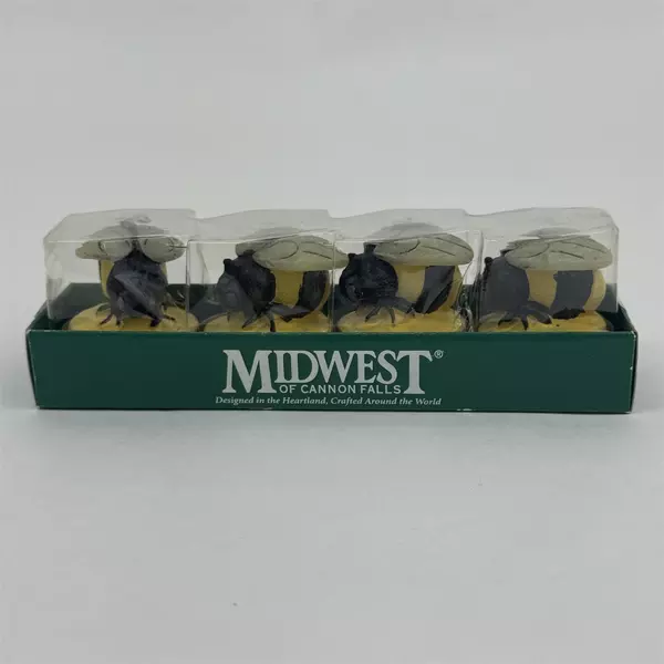 4 Midwest Of Cannon Falls Bumble Bee Votive Candle Set NIP