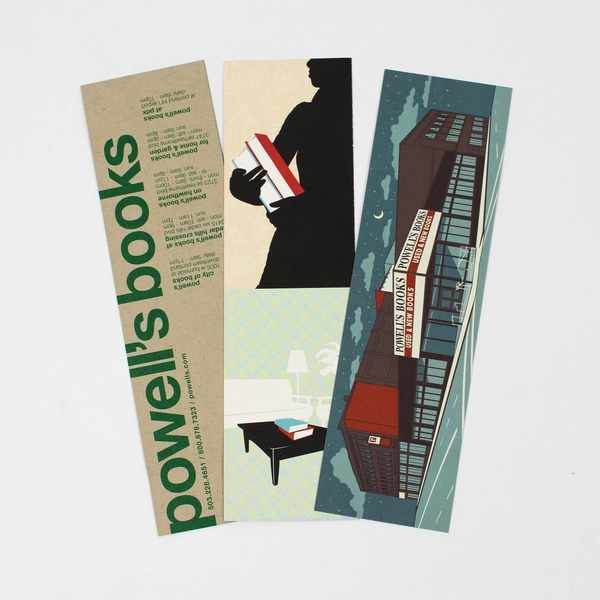Lot Of 3 Powell's Books Bookmarks Portland Oregon