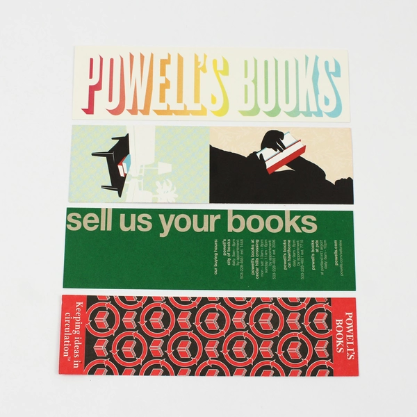  Lot Of 4 Powells Books Bookmarks Portland Oregon
