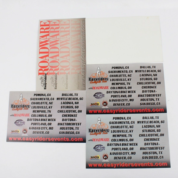 Lot OF 5 2000s Easyriders Tour Motorcycle Chopper Builder Hero Cards