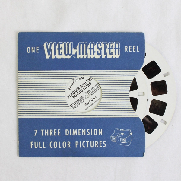 Set Of 2 Vintage Aladdin And The Magic Lamp View Master Reels RP 1184 RP 1185